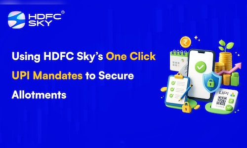 Using HDFC Sky’s one͏ click UPI mandates͏ to͏ secure IPO allotments