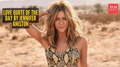 Love quote of the day by Jennifer Aniston: ‘If you only love 70% of yourself, that’s what is going to come back to you’