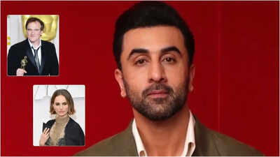 Ranbir Kapoor says ‘Quentin Tarantino has shown me the finger’ and Natalie Portman ‘shooed’ him away | Hindi Movie News