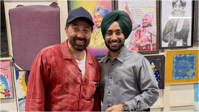 Sunny Deol meets Punjabi folk star Satinder Sartaaj; Overwhelmed singer says, ‘ Love & respect always’ |