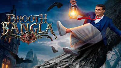 Akshay Kumar injured while filming stunt for ‘Bhooth Bangla’; BTS video shows actor losing balance during jump kick |