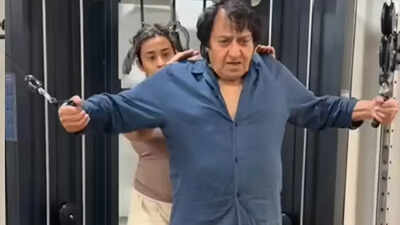 Ranjeet impresses with intense workout routine coached by daughter Divyanka Bedi: ‘Hold it like she is the heroine’ | Hindi Movie News