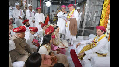 Royal Holkar Family hold Uttaradhikari ceremony in Indore | Indore News
