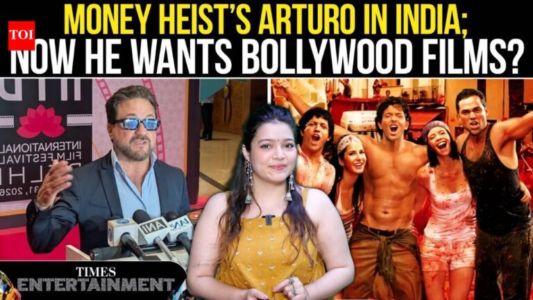 Enrique Arce: ‘Arturo Roman’ from ‘Money Heist’ actor Enrique Arce strikes Shah Rukh Khan pose during Mumbai visit and explore Bollywood