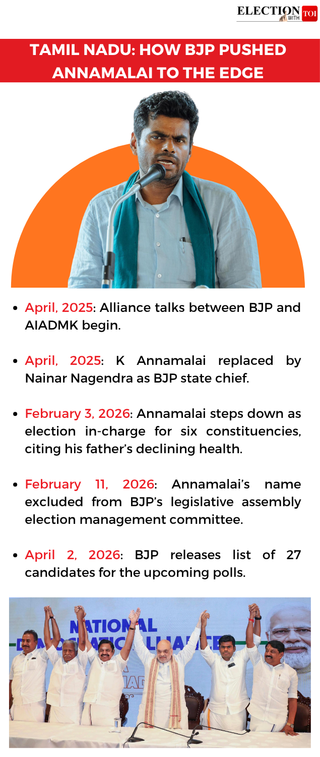 Tamil Nadu election 2026: The big Annamalai question — what BJP gains, what it risks | India News