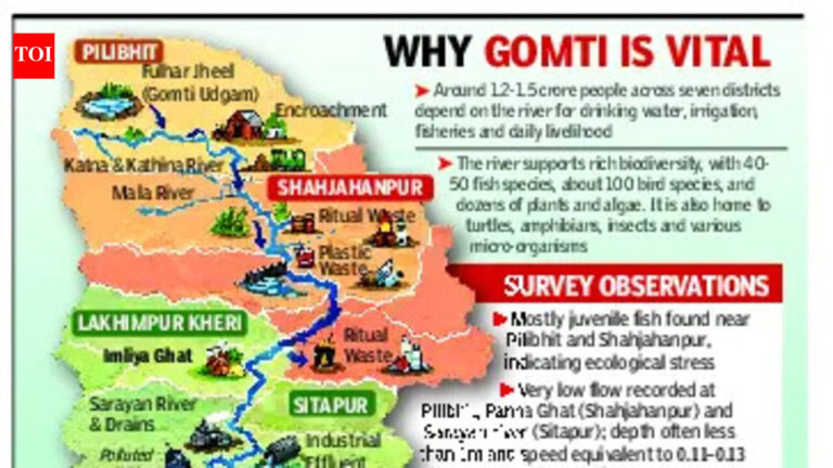 Flow interrupted: Lifeline of 1.5 cr people facing a dry spell | Lucknow News