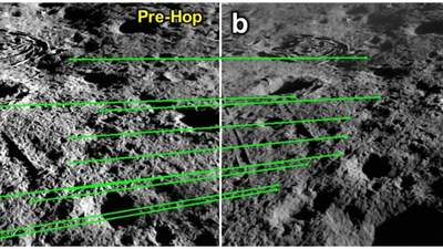Vikram’s ‘hop’ unravels surficial ‘layers’ near lunar south pole region | India News