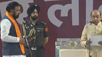 Bihar’s first BJP CM: Samrat Choudhary takes oath | India News