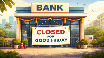 Bank holiday on Good Friday: Where are banks closed today, on April 3, 2026? Check state-wise list