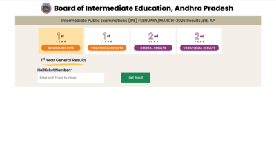 AP Inter results 2026: Recounting, reverification window opens April 20; supplementary exams from May 21