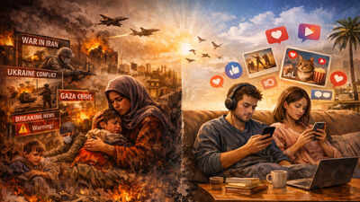 Calm in the chaos: Why are we going numb as the world burns?