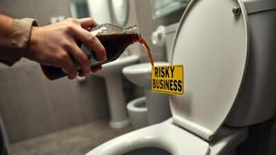 Is using soda the smartest way to clean your toilet? |