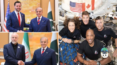 Evening news wrap: Iran, US truce talks begin; Artemis II completes milestone lunar return | India News