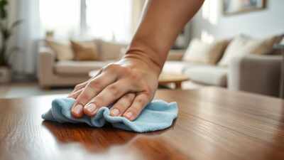 The static secret behind using a damp cloth to remove dust |