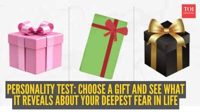 Personality test: Choose a gift and see what it reveals about your deepest fear in life |