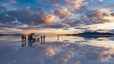 How rain turns a salt desert into the world’s largest mirror in Bolivia | World News