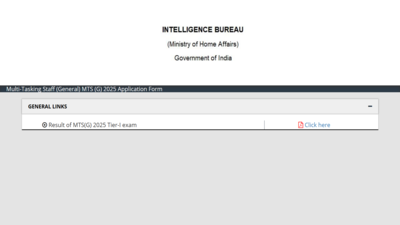 IB MTS result 2026 released at mha.gov.in: Direct link to download list of shortlisted candidates for Tier 2 exam