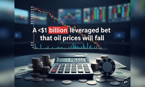 Will crude oil prices tank? Someone has bet nearly  billion on this via leverage