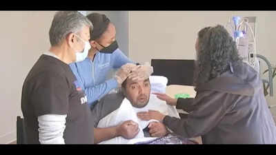 Can’t walk: Indian-origin man Kishan Patel, shot by off-duty cop in road rage incident, returns to New Jersey home after two years