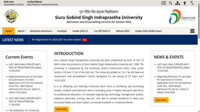 IPU admissions 2026: Application deadline extended to April 30 for merit, national-level programmes