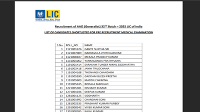 LIC AAO prelims result 2026 released at licindia.in: Direct link to download merit list here
