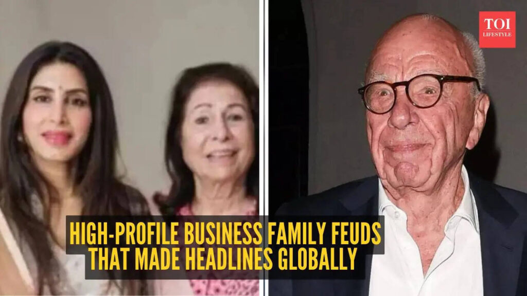 4 high-profile business family feuds that made headlines globally