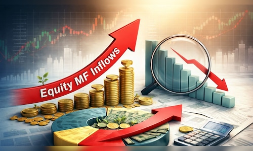 Equity mutual fund inflows hit 17-month high despite market fall; AUM drops 10% amid correction
