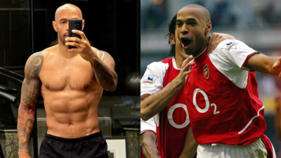 Thierry Henry posts extreme workout clip with 10kg vest as Arsenal legend shows shocking fitness transformation at 48 | International Sports News